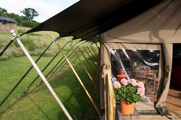 Pitched in such idyllic surroundings, this is how to go Glamping.