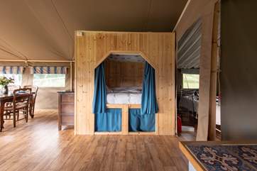 The cabin bed, the little den that children will remember long after their holiday.