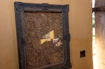 The Bothy is made from straw bales, created to be organic and authentic in both design and intention.