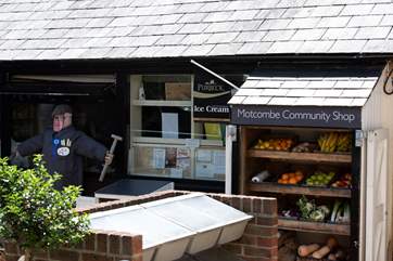 The community shop in the village has local produce and holiday treats; a 15 minute walk from 'home'.
