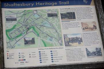 Take the walkng tour of nearby Shaftesbury, the views over The Blackmore Vale are impressive.