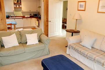 Open plan living area.