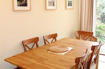 Light and airy dining-room.