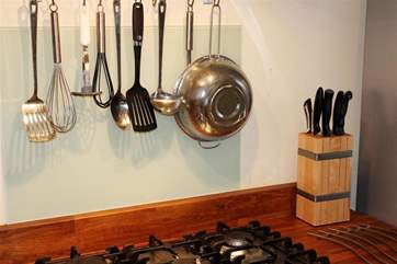 Well equipped kitchen.