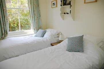 Twin bedroom.