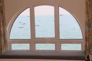 Sea views from the lounge.