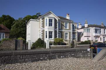 1 The Saltings is located within an impressive seafront building.