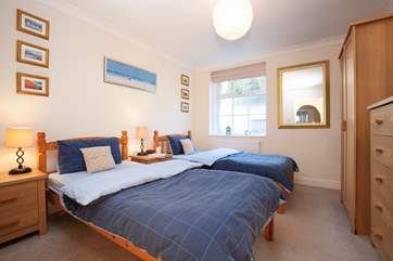 The twin room is also especially spacious, ideal for children or adults.