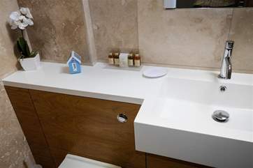 Modern furnishings.