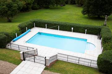 You're sure to enjoy the shared swimming pool on the grounds of the property.