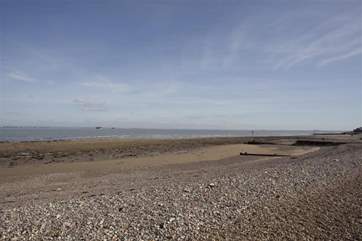 The beach is a stone's throw away from the complex.