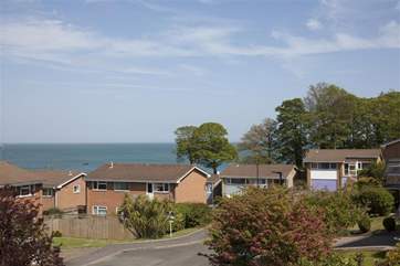 Gaze out across the rooftops towards Portsmouth and Southsea.