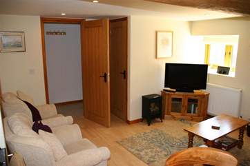 Low ceilings give you a cosy feeling.