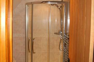 The shower room.