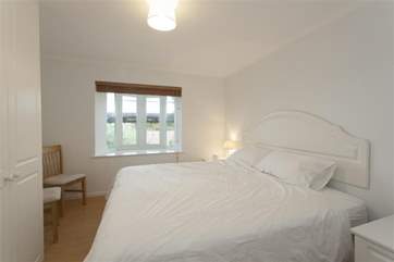 The double bedroom with a super-king size bed.
