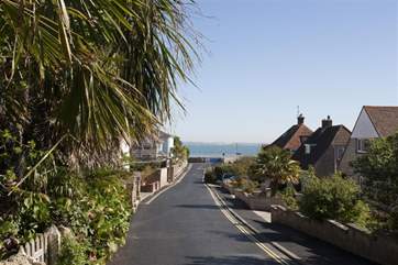 Just yards from the sea!