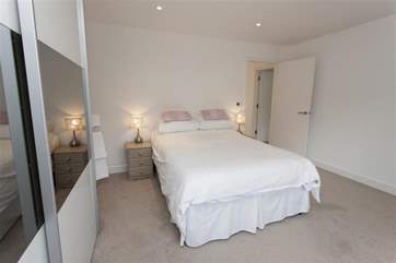 Double bedroom with super-king size bed.