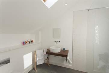 Luxury en suite shower room.