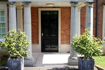 The main entrance.