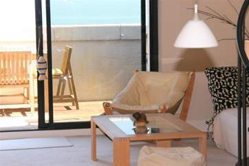 The living area.