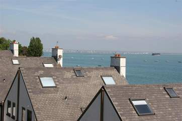 The views over the rooftops.
