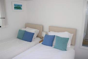 The twin bedroom.