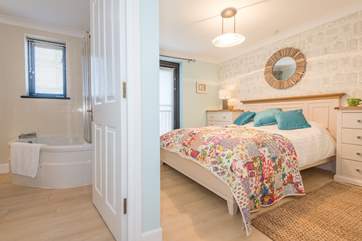 The master bedroom also has an en suite bathroom