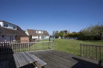 The view from the back deck.