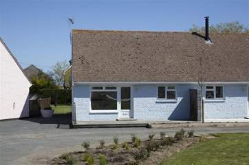The chalet is part of a small private complex.