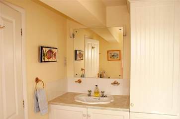The family bathroom is also on the first floor