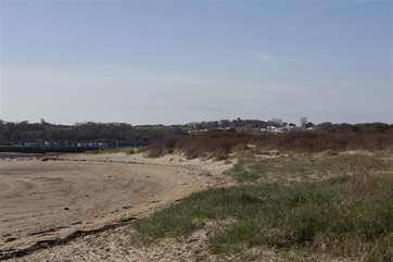 Bembridge sand dunes - just across the road!