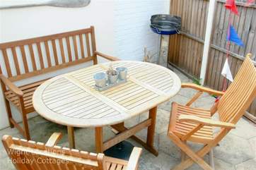 A great space for eating or drinking with friends and family.