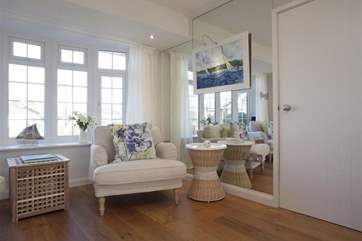 Plenty of soft seating in the living room