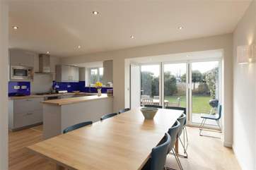 Dining-area through to patio