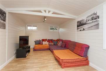Seperate family room accessed from patio