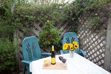 You are sure to enjoy the private space on the patio for al fresco dining.