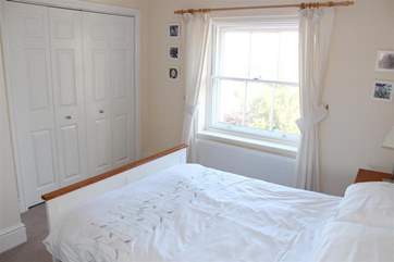 The double bedroom has plenty of light.