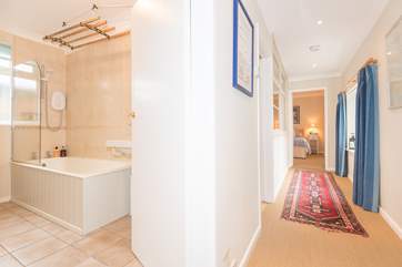 All on one level and with two bathrooms there is plenty of room for six