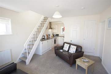 Living area with access to the outside decking area