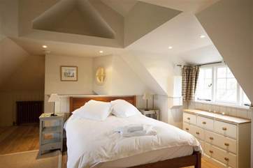 Get a good night's sleep in the master bedroom