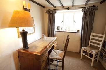 Study space, ideal spot for writing your postcards or perhaps starting that novel