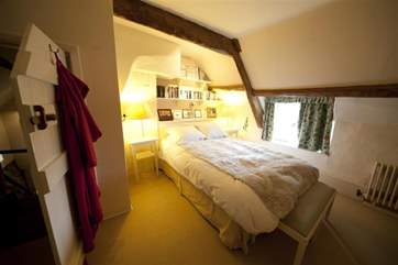 Main bedroom with beamed ceilings