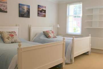 The twin bedroom has American sized single beds and you just want to snuggle down and take a nap as soon as you see them