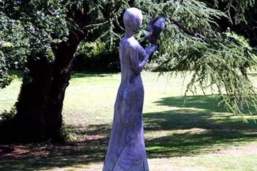 An interesting sculpture in the grounds