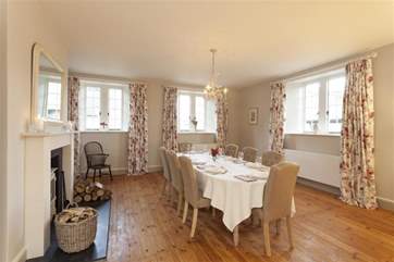 Light and cosy whilst being large, any meal in this dining area will be a success.