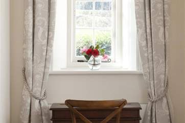 The pretty views from the master bedroom.