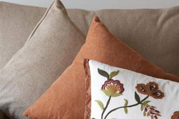 The sitting-room oozes with comfort