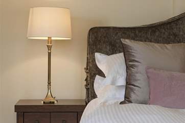 The master bedroom has views out to the lake - just the most peaceful room to stay in
