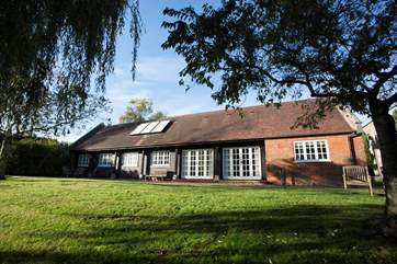The beautiful windows allow plenty of natural light into the cottage