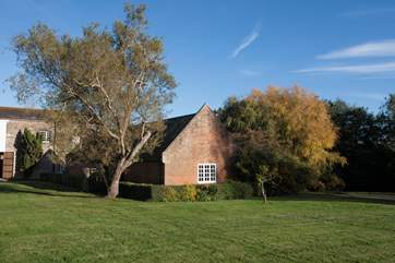 There is plenty of outside space to run around and let off some steam